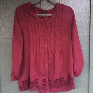 Maroon blouse